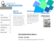 Tablet Screenshot of bibliodrama-gesellschaft.de